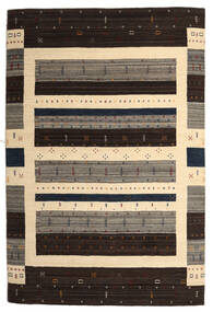 203X304 Loribaf Loom Teppe Moderne Brun/Beige (Ull, India) Carpetvista
