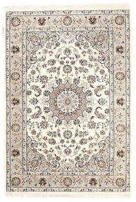 125X181 Nain Indisch Teppich Orientalischer Beige/Grau ( Indien) Carpetvista