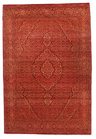 Tapete Gabbeh Loribaft 125X183 Vermelho/Vermelho Escuro (Lã, Índia)