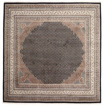 247X251 Mir Indo Rug Oriental Square Beige/Brown (Wool, India) Carpetvista