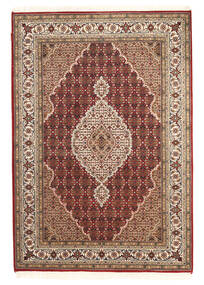  Oriental Tabriz Royal Rug 142X205 Orange/Red Wool, India Carpetvista