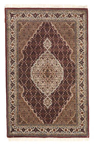 117X183 絨毯 オリエンタル タブリーズ Royal 茶色/ダークレッド (ウール, インド) Carpetvista
