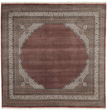 250X253 Tapete Oriental Mir Indo Quadrado Castanho/Vermelho Grande (Lã, Índia) Carpetvista