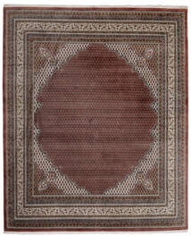 Mir Indisch Teppich 252X304 Braun/Dunkelrot Großer Wolle, Indien Carpetvista