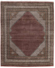 246X298 Tapete Mir Indo Oriental Castanho/Vermelho Escuro (Lã, Índia) Carpetvista