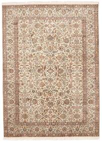 絨毯 カシミール ピュア シルク 157X213 オレンジ/ベージュ (絹, インド)