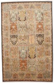 172X266 絨毯 オリエンタル カシミール ピュア シルク ベージュ/茶色 (絹, インド) Carpetvista