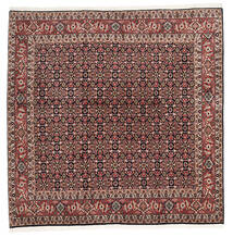 絨毯 ビジャー Zandjan 204X204 正方形 レッド/茶色 (ウール, ペルシャ/イラン)
