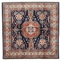 Loribaft Fine Perzisch Vloerkleed 198X200 Vierkant Zwart/Rood Wol, Perzië/Iran Carpetvista