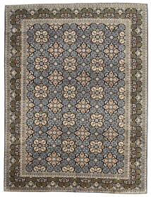 289X381 Keshan Fine Rug Oriental Grey/Orange Large (Wool, Persia/Iran) Carpetvista