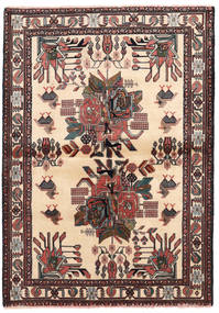  102X144 Afshar/Sirjan Teppich Rot/Beige Persien/Iran Carpetvista