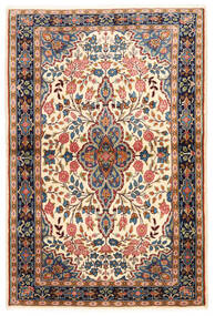 100X149 Sarough Fine Vloerkleed Beige/Bruin Perzië/Iran Carpetvista