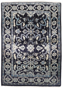 111X156 Alfombra Oriental Sarough Fine Negro/Gris (Lana, Persia/Irán) Carpetvista