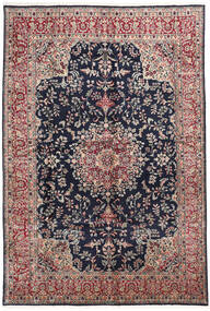 253X372 Kerman Fine Rug Oriental Dark Grey/Red Large (Wool, Persia/Iran) Carpetvista