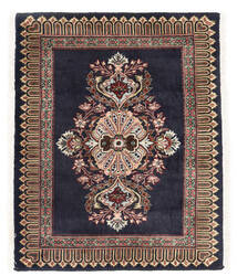  Persian Kashmar Fine Rug 68X85 Dark Grey/Red Carpetvista