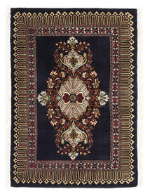 65X93 Dywan Kashmar Fine Orientalny Ciemnoszary/Beżowy (Wełna, Persja/Iran) Carpetvista