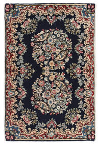  Persischer Kerman Fine Teppich 57X88 Dunkellila/Rot (Wolle, Persien/Iran)