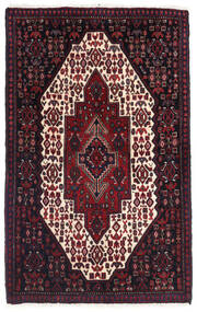  Persialainen Senneh Matot 66X106 Tumma Pinkki/Tummanpunainen Carpetvista