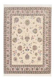 Täbriz 60 Raj Seidenkette Teppich 164X230 Wolle, Persien/Iran Carpetvista
