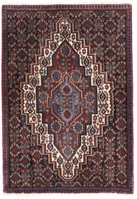 73X105 Alfombra Senneh Oriental Rojo Oscuro/Rojo (Lana, Persia/Irán) Carpetvista