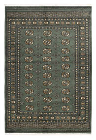  140X206 Medallion Small Pakistan Bokhara 2Ply Rug Wool, Carpetvista