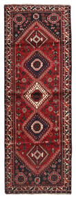  91X245 Medallion Small Shiraz Rug Wool, Carpetvista