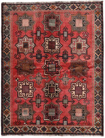 167X213 絨毯 カシュガイ 署名: Kadamali Year 1374 (1995) オリエンタル ダークレッド/ブラック (ウール, ペルシャ/イラン) Carpetvista