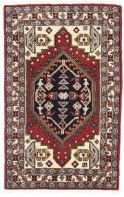 Tapis D'orient Ardabil Signé: Khodayari 55X87 Noir/Rouge Foncé (Laine, Perse/Iran)