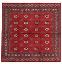 203X205 Pakistan Bokhara 2Ply Rug Oriental Square Red/Dark Red (Wool, Pakistan) Carpetvista