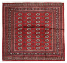  Orientalischer Pakistan Buchara 2Ply Teppich 193X203 Quadratisch Rot/Dunkelrot Wolle, Pakistan Carpetvista
