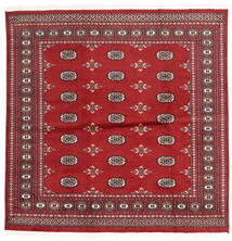 201X203 Pakistan Bokhara 2Ply Rug Oriental Square Red/Dark Red (Wool, Pakistan) Carpetvista