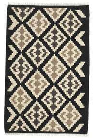 絨毯 オリエンタル キリム 104X160 ダークグレー/ベージュ (ウール, ペルシャ/イラン)