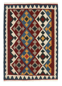  Kilim Rug 99X140 Persian Wool Dark Grey/Beige Small Carpetvista