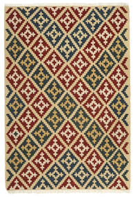  Orientalischer Kelim Teppich 104X154 Beige/Dunkelgrau Wolle, Persien/Iran Carpetvista