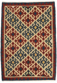  Kilim Rug 107X155 Persian Wool Dark Grey/Red Small Carpetvista