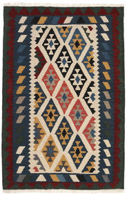 103X156 絨毯 オリエンタル キリム ダークグレー/ベージュ (ウール, ペルシャ/イラン) Carpetvista