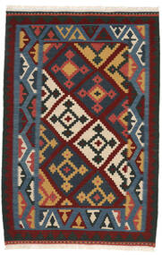  Persian Kilim Rug 97X148 Dark Grey/Dark Red Carpetvista