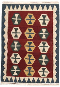 104X147 絨毯 キリム オリエンタル ベージュ/ダークグレー (ウール, ペルシャ/イラン) Carpetvista