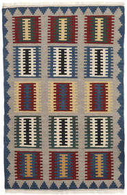 97X150 絨毯 キリム オリエンタル ベージュ/ダークグレー (ウール, ペルシャ/イラン) Carpetvista