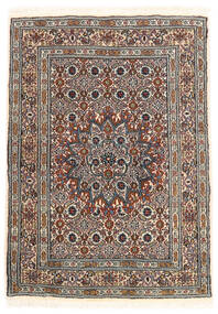 Moud Teppich 60X85 Braun/Beige Wolle, Persien/Iran Carpetvista