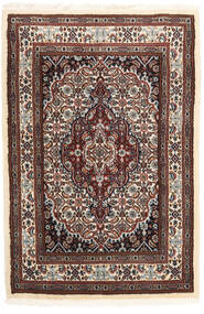 60X89 Moud Rug Oriental Brown/Beige (Wool, Persia/Iran) Carpetvista