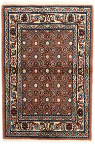 60X89 絨毯 ムード オリエンタル ダークレッド/茶色 (ウール, ペルシャ/イラン) Carpetvista