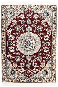  Persian Nain Fine 9La Rug 70X100 Beige/Dark Red (Wool, Persia/Iran)