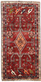 Tapete Persa Ghashghai 118X237 Vermelho Escuro/Vermelho (Lã, Pérsia/Irão)