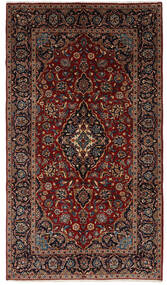  Keshan Rug 144X253 Persian Wool Dark Red/Brown Small Carpetvista