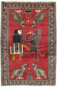  Ghashghai Teppich 124X195 Persischer Wollteppich Rot/Braun Klein Carpetvista