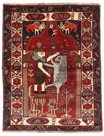  Qashqai Rug 118X153 Persian Wool Dark Red/Red Small Carpetvista