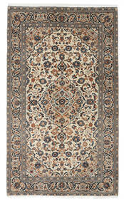 絨毯 カシャン Fine 144X242 ベージュ/ダークグレー (ウール, ペルシャ/イラン)