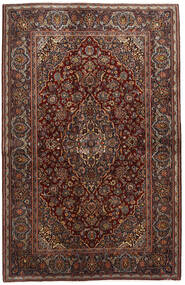  136X210 Kashan Covor Dark Red/Maro Persia/Iran
 Carpetvista