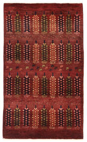  Gabbeh Persia Fine Tappeto 75X128 Persiano Di Lana Rosso/Rosso Scuro Piccolo Carpetvista